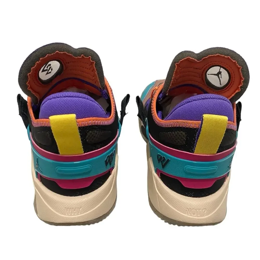 Jordan Why Not .5 Size 9.5 US / 8.5 UK / 43 (EUR) Black/Black-Cabana-Turf Orange